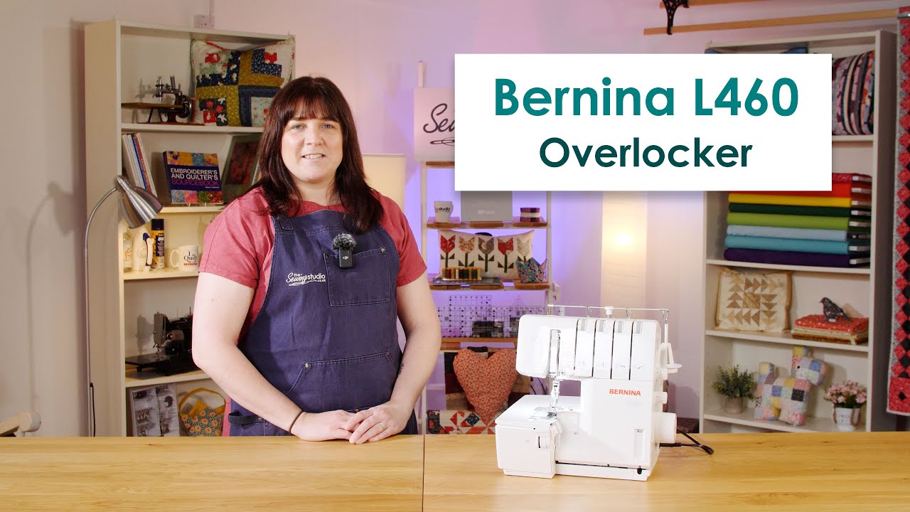 Review of the Bernina L460 Overlocker - features and how to thread the machine