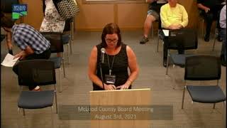 McLeod County Board Meeting August 3rd, 2021