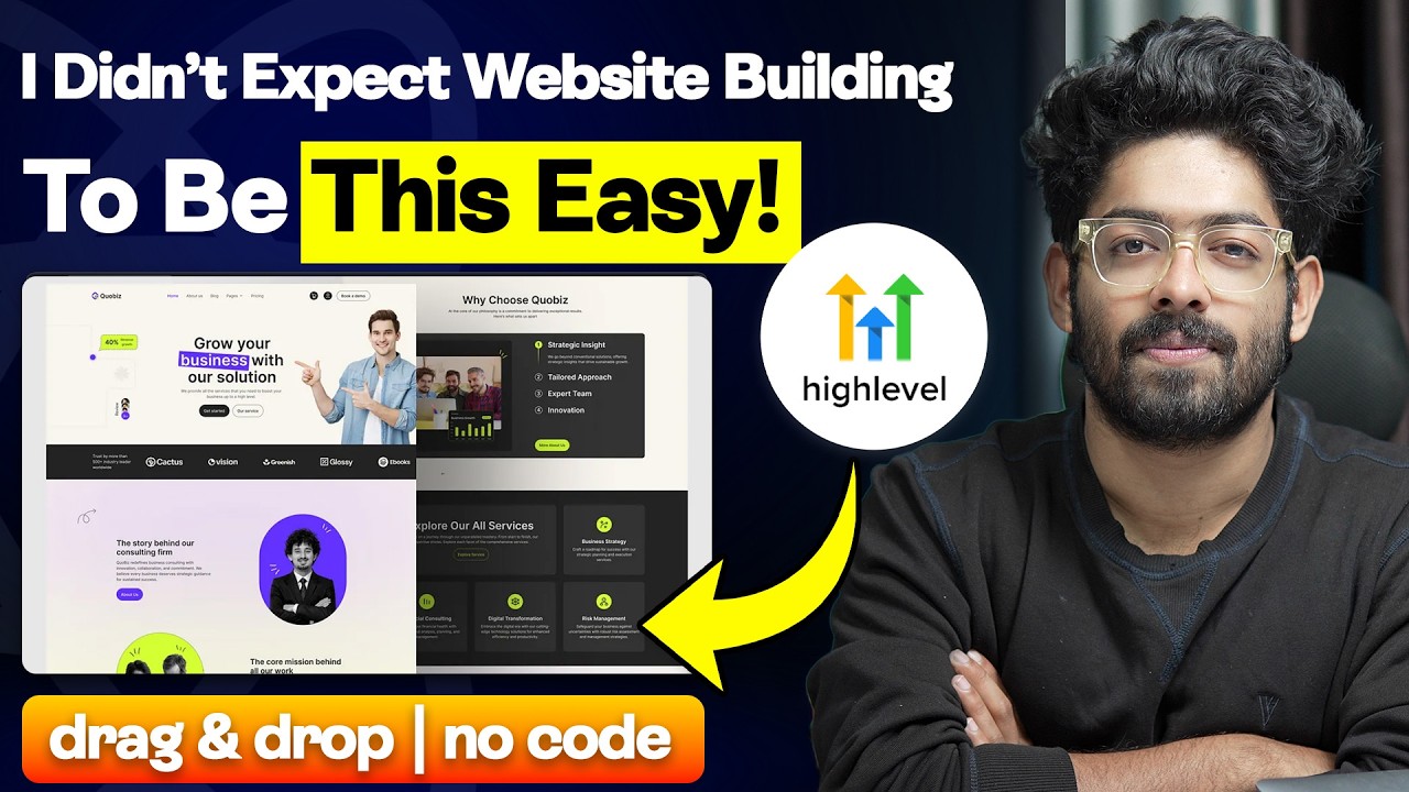 Build a Business Website in 10 Minutes (No Coding Required) - YouTube