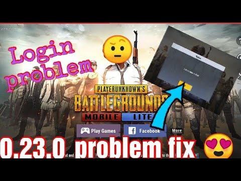 ??PUBG MOBILE LITE FACEBOOK LOGIN PROBLEM ll New update problem.. #loginproblem