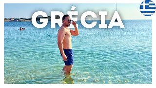 QUANTO CUSTA VIAJAR pra GRÉCIA? 1 dia com preços de tudo na ilha de Naxos - Estevam Pelo Mundo