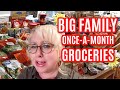 SUPER MEGA LARGE FAMILY ONCE-A-MONTH GROCERY SHOPPING HAUL | $1500 Groceries for a BIG FAMILY!