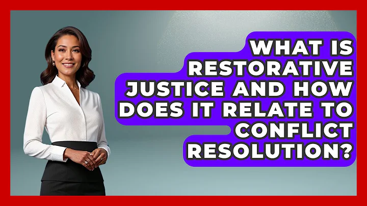 What Is Restorative Justice And How Does It Relate To Conflict Resolution? - Law Enforcement Insider