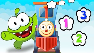 APRENDA NÚMEROS COM TREM 🚂 APRENDA NÚMEROS COM OM NOM | APRENDIZAGEM DIVERTIDA