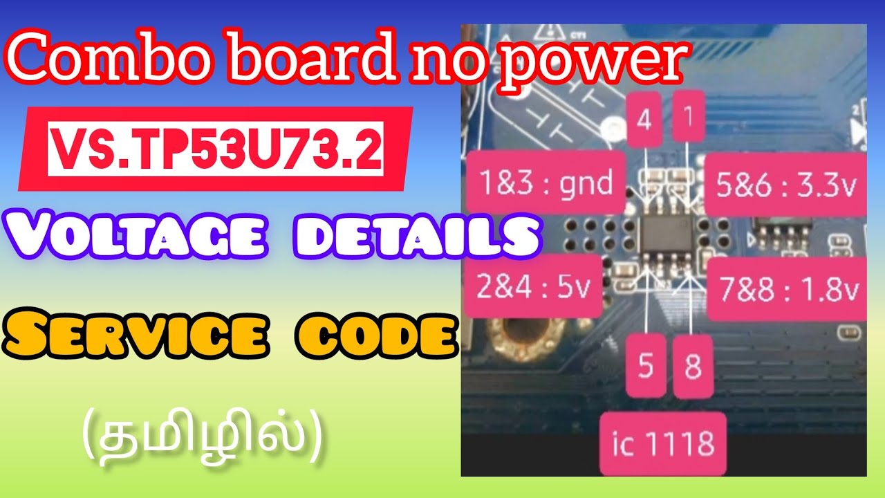 VS.TP53U73.2 COMBO Board No Powervoltage detailsmaping problem