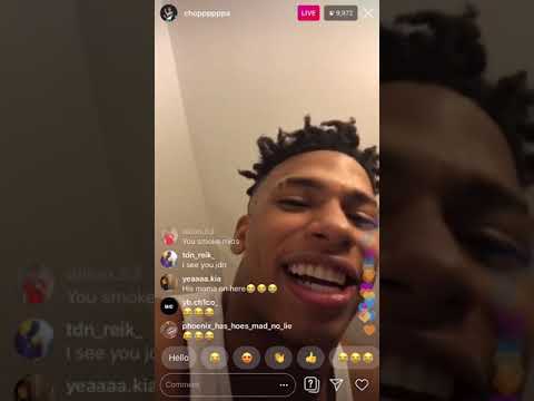 NLE CHOPPA drunk as hell on Instagram Live 7/9/19