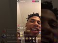 NLE CHOPPA drunk as hell on Instagram Live 7/9/19