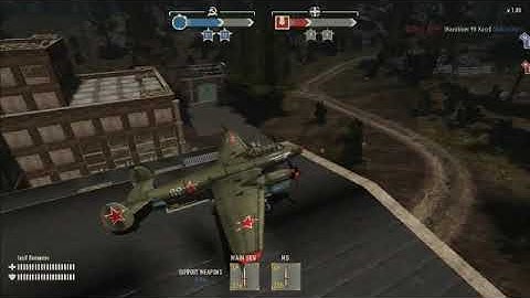 Heroes & Generals ☀  Finally Landed on the roof again :v