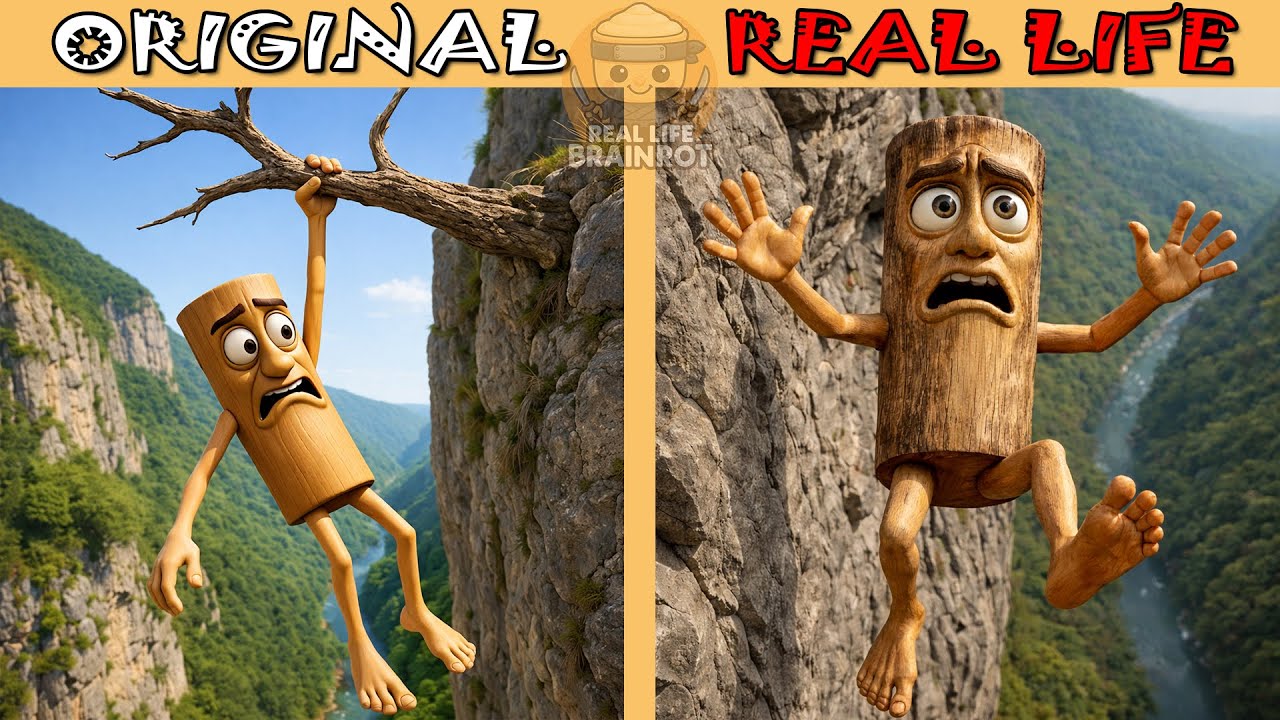 Tung Tung Sahur's Wildest Selfie Adventure | Brainrot Original vs Real life | Brainrot Animation
