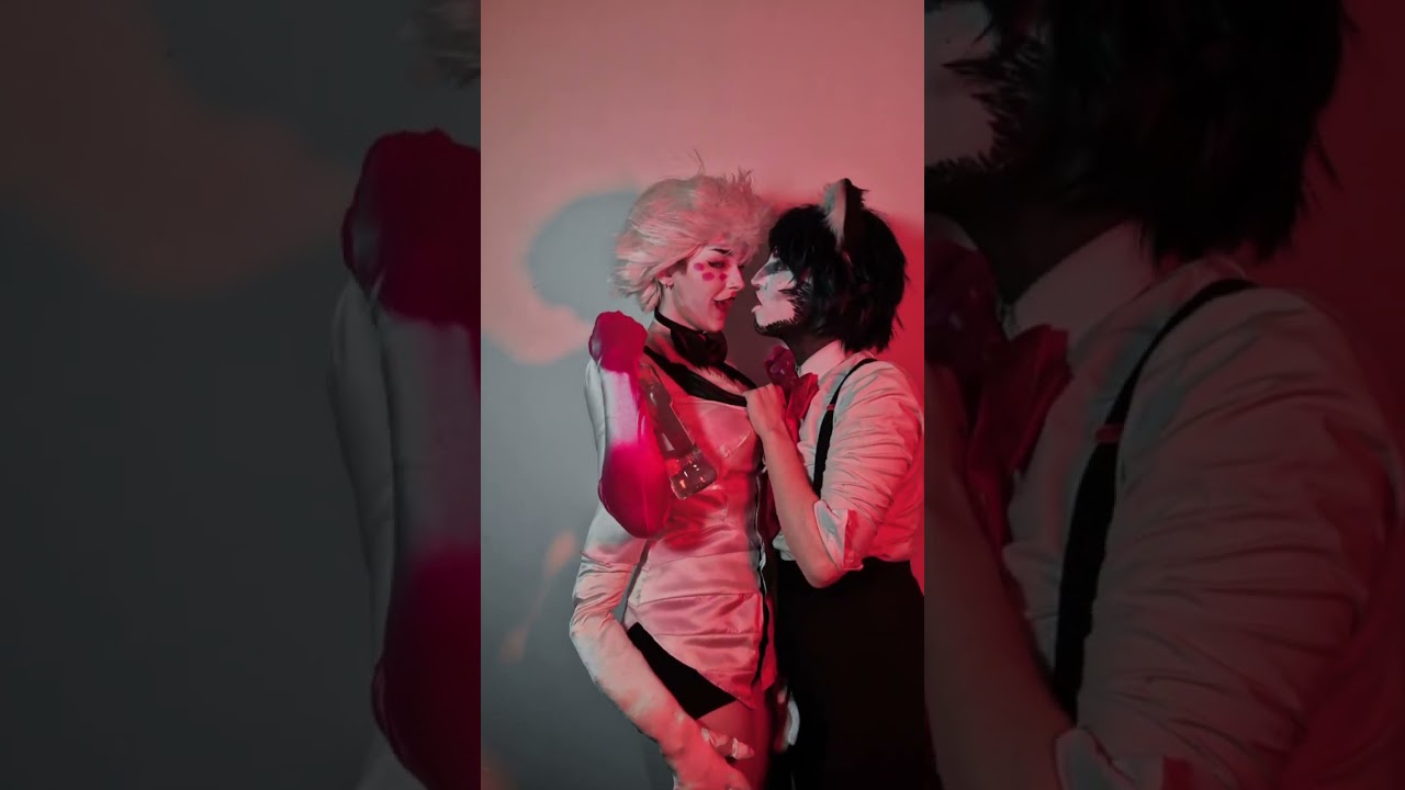 Huskertdust Fighting - Hazbin Hotel in real life