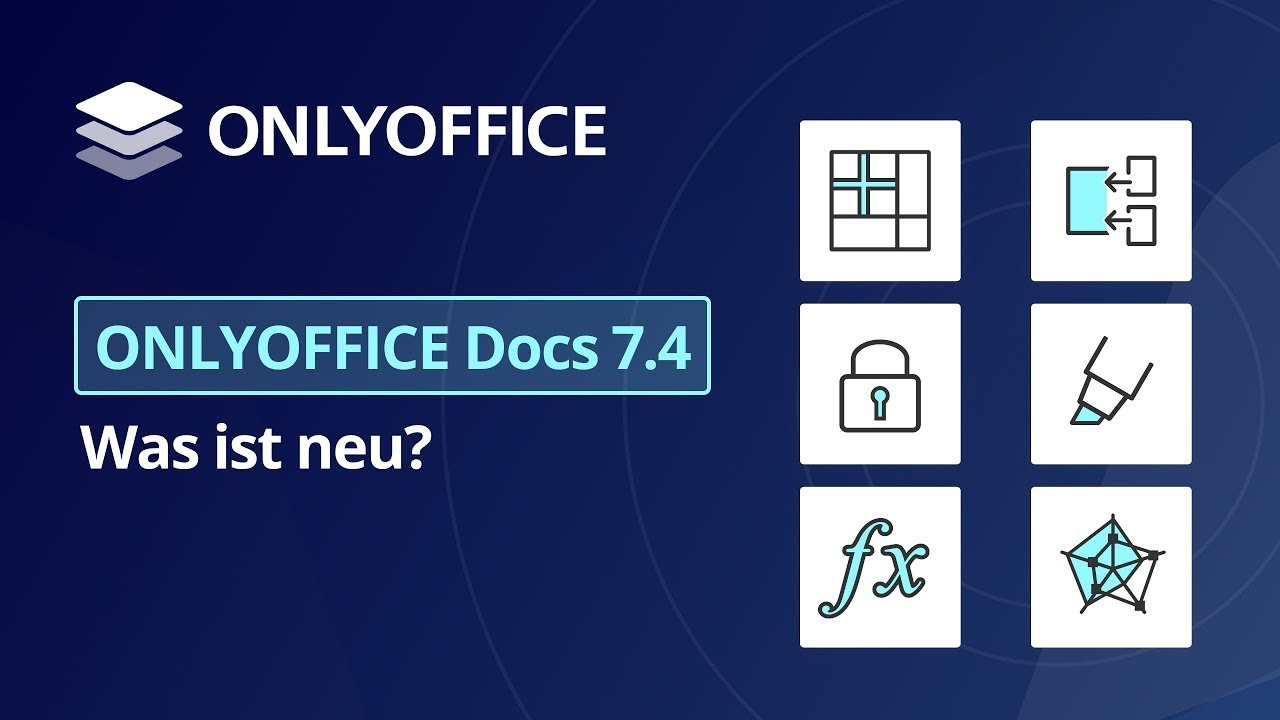 ONLYOFFICE Docs 7.4: Was ist neu? [Webinar auf Deutsch 2023] - YouTube
