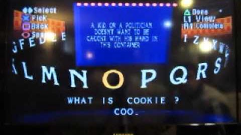 Jeopardy! Playstation Run Game 5: Part 1