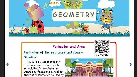 5 std Maths/ Term 3 / unit 1/ Geometry/ samacheer kalvi/ in Tamil/ perimeter of a rectangle and ....