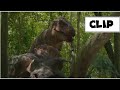 T-Rex hunts down a Triceratops | Prehistoric Planet.