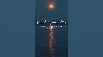 سورة الشورى الآية 30 - الشيخ مشاري العفاسي