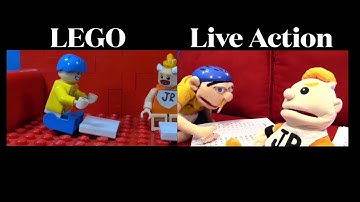 SML Movie: Jeffy’s Text Message LEGO + Live Action Side by Side!