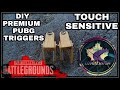 How to make DIY PREMIUM PUBG TOUCH SENSITIVE  TRIGGERS at home,                                CODEX