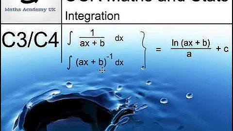 A2 Integration - Linear functions raised to the power of minus 1