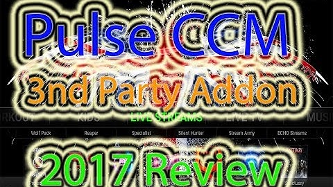 Pulse CCM 3nd Party Kodi Addon For Kodi 16.1