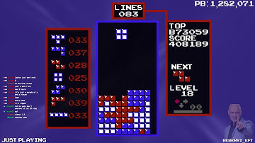 NES TETRIS - 3 maxouts in a row