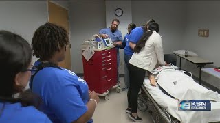 Local high school students tour Ascension Via Christi for peak into healthcare career field