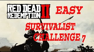 Red Dead Redemption 2: Survivalist Challenge 7 EASY