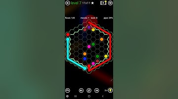 How To Solve Flow Free Hexes Jumbo Courtyard Pack Level 7 Board Walk Through Solution Walkthrough