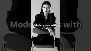 ✨ Model Poses With a Chair 🪑💖#ModelPoses #ChairPoses #AestheticPoses  #PoseIdeas  #Shorts