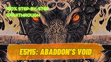 Sigil (100%) Walkthrough (E5M5: Abaddon