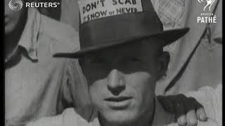 Usa Widespread Rioting Follows Textile Stoppage As Half-Million Workers Down Tools 1934