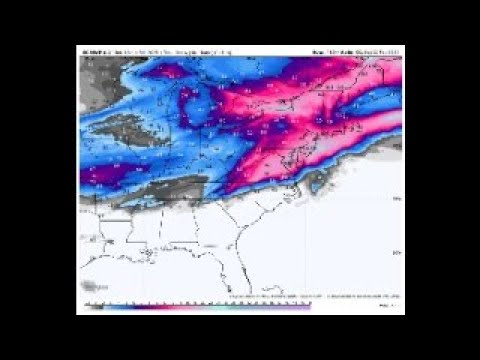 Friday Weather Update - East coast snowstorm threat next week - YouTube