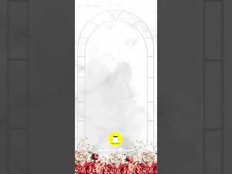 76 مصممة فلاتر و عدسات سناب و دعوات الكترونية دعوة زفاف موشن جرافيك رخام و ورد ابيض و احمر