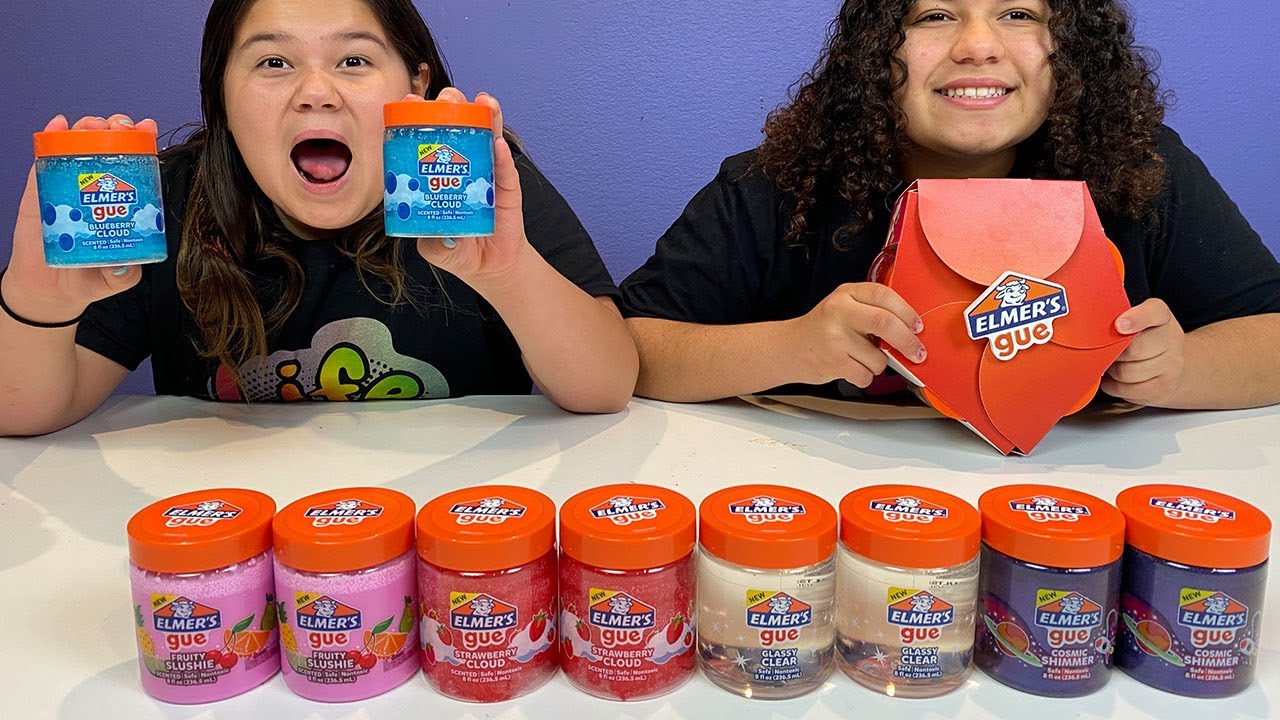 NEW SLIMES!!! NEW Elmer's Gue SLIMES!!! 