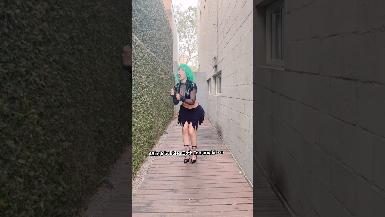 Tatasumaki’s NEW power LEVEL😳🔥 #anime #cosplay