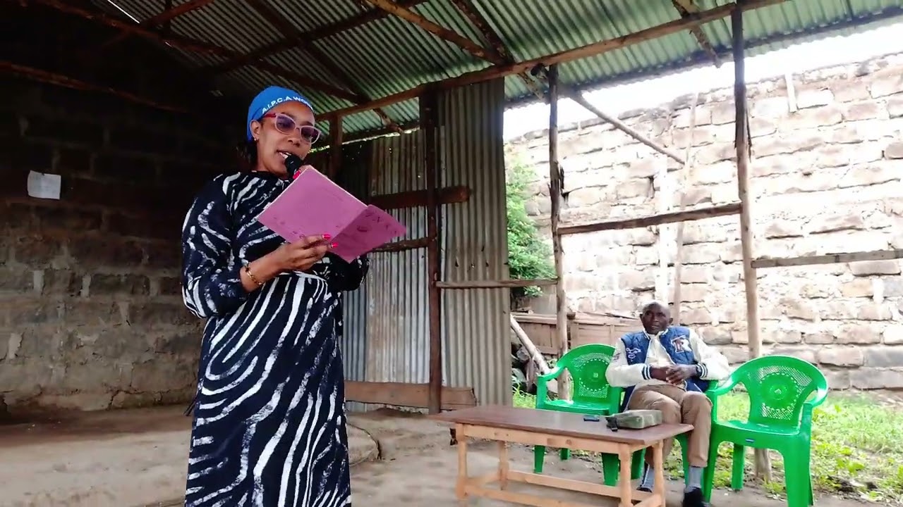 Madam Naomi mbugua secretary of AIPCA SILOAM MAWANGA NAKURU 