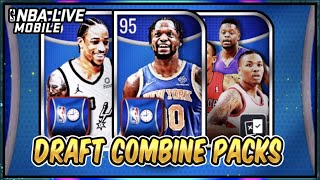 97 OVR Draft Combine Pack Opening!! | NBA LIVE Mobile 21 S5 Draft Combine