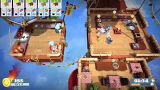 Overcooked 2 Level 2-3 (4 players) Score: 803 screenshot 3