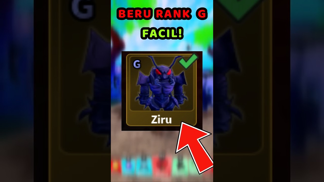 Como Pegar um Beru Rank G FACIL no ARISE CROSSOVER!