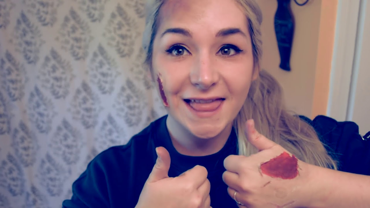 LARP Injury Makeup Tutorial LARP Girl YouTube