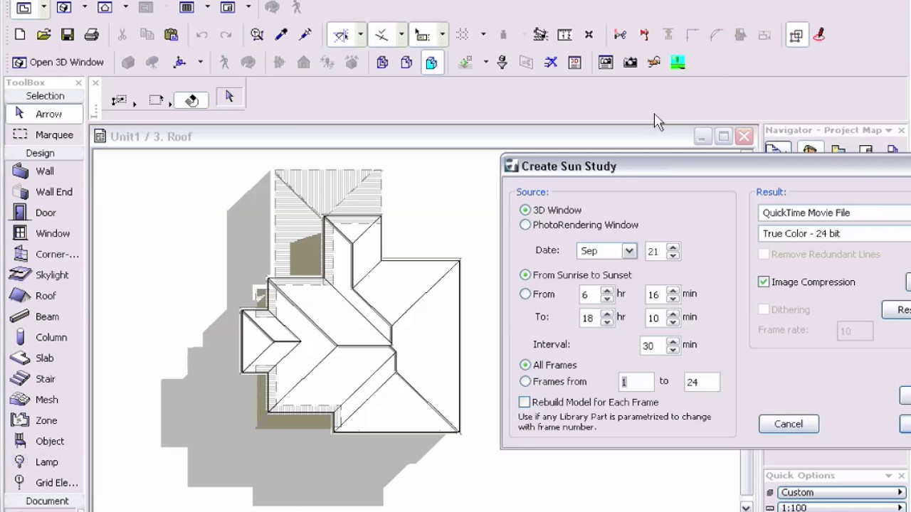 сложный разрез архикад. как сделать тени в архикаде. как в архикаде построить координаты. архикад 23. архикад английская версия меню.