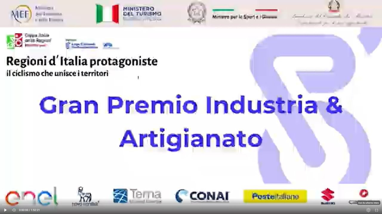 Diretta - GP Industria & Artigianato Larciano 2025