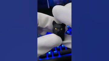 Cat Keycap 3d Printed Timelapse
