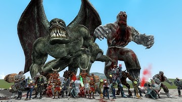 PAINKILLER BATTLES PART 2 - GMOD-FIGHTS