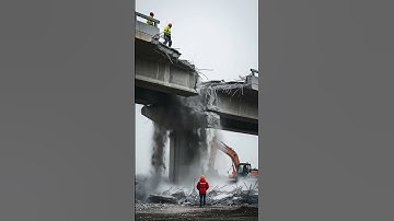 INSANE Bridge Collapse Catches Workers By Surprise!
