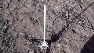Fail Estes Mini Comanche 3 stage model rocket with parachute deployment fail!