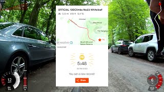 Whiteleaf Strava Segment Ride, Including Power Data Overlay - 20 June 2020