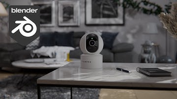 Security Camera Commercial Made in Blender