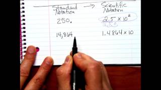 Standard Notation to Scientific Notation