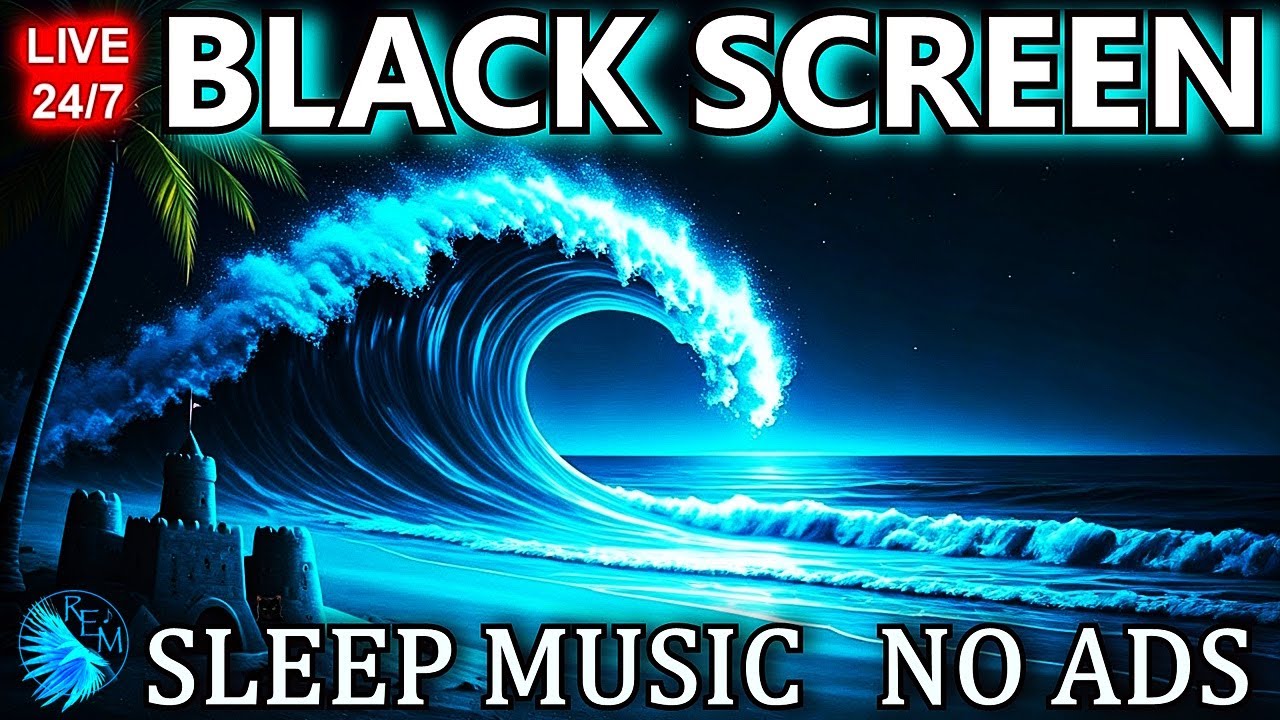 SPATIAL DEEP Sleeping Music (NO ADS) Ambient REM Sleep Music Black Screen, Instant INSOMNIA RELIEF