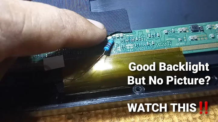 Pensonic 32 inches Led TV Repair | No Picture | Good Backlight | Good Sound